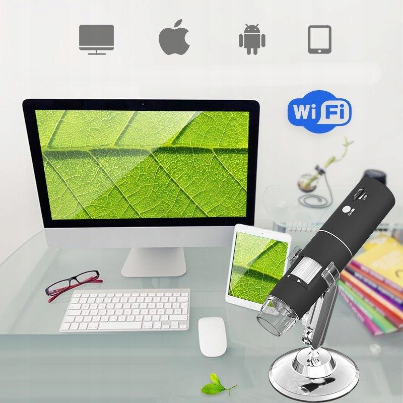 DIGITAL MICROSCOPE FOR PHONE PC 1000x 2MP 8 LED WIFI