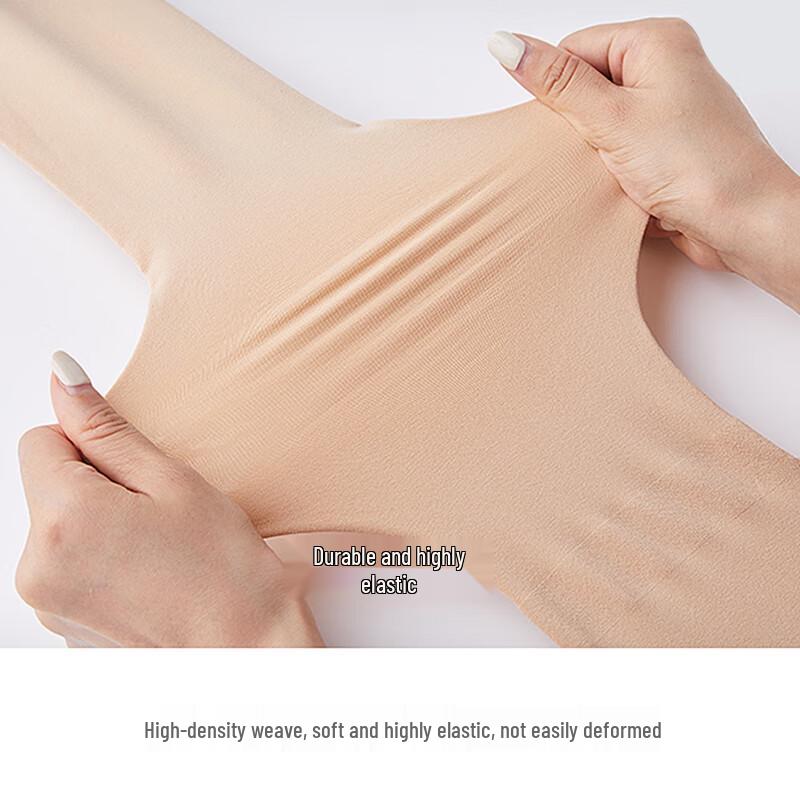 Langsha Women's Velvet Pantyhose with Bare Leg Effect