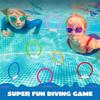 BAAU 16PCS Pool Toys, Colorful Pool Rings for Kids, Underwater Training, Swimming Pool Dive Ring Toy for Kids