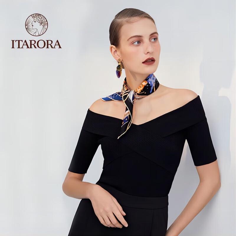 ITARORA Aurora Dawn 100% Mulberry Silk Scarf & Tie Set