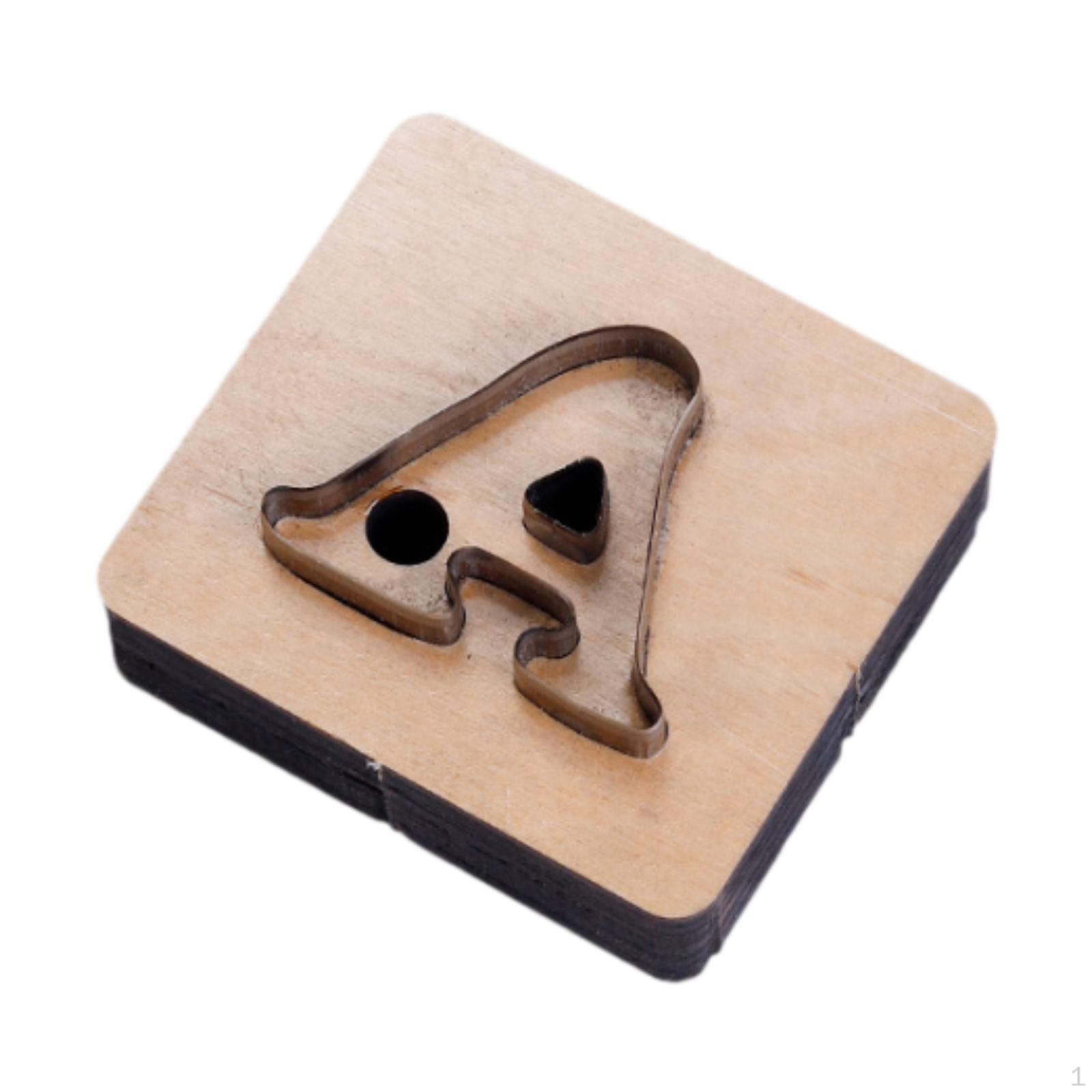 Вырубной штамп для домашнего творчества Простой в использовании трафарет для резки Практичная износостойкая прочная кожа для A