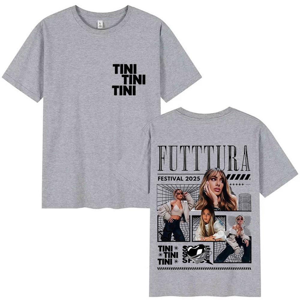 Singer TINI STOESSELs Future Tour Album 2026 Tshirt for Men and Womens Fashion Summer Print 100 Pure Cotton Tshirt