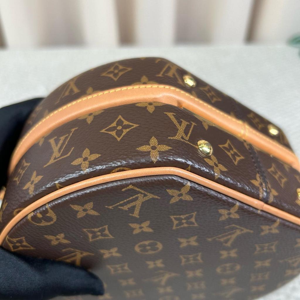 [Pre-Owned] Petite Boite Chapeau Monogram Canvas Leather Shoulder Bag Medium - Very Good #1PWMWUP