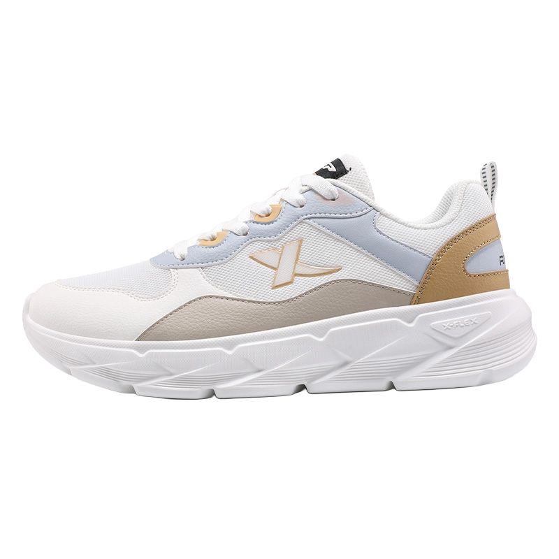 Xtep Fashionable Versatile Comfortable Low-Top Casual Running Shoes Men sneakers White Gray Brown 875319110029-7 39