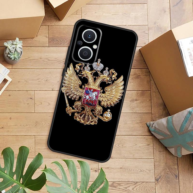 Russia Russian Coat Of Arms Case For OPPO Reno 13F 14F 12F 10 11 12 13 14 Pro 8T 7 8 Lite OPPO Find X9 X6 X5 X8 Pro Cover