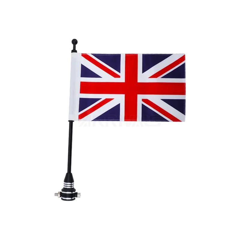 

Хромированный Черный Мотоцикл Мотокросс Заднее Боковое Крепление Флаг Для Harley Bobber Custom Багажник Стойка Американский Флаг