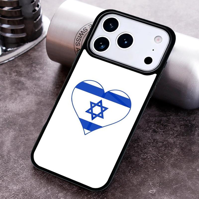 I=srael Flag Soft Phone Case for iPhone 17 16 15 Pro Max Air 14 13 12 11 Plus Shockproof Cover