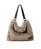 Sand Museum Flap Hobo Bag [Fur Brown]