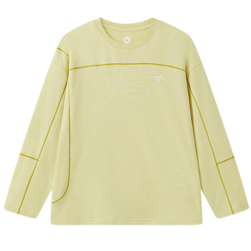 Kids  Long-Sleeved Round Neck T-Shirt 110