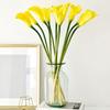 Künstliche Calla-Lilien Latex Calla-Lilie SNAIL GARDEN Lilien Natürliches Aussehen