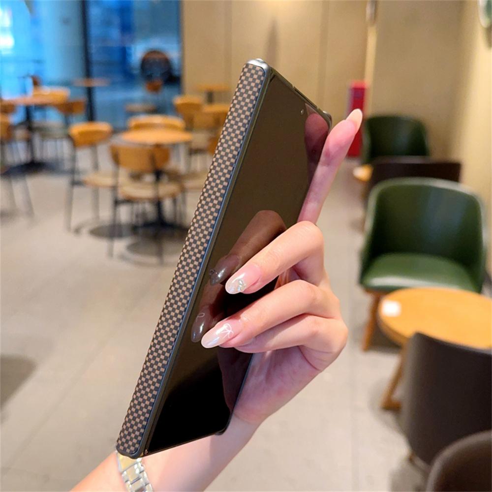 Fashion Solid Color Phone Case For VIVO X Fold 5 PC Hard Shell Double Axis Fold5 Protective (Only Back Cover)