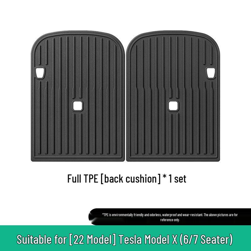 2022 Tesla Model X TPE Car Mats: Full Environmental Protection for Trunk and Backrest