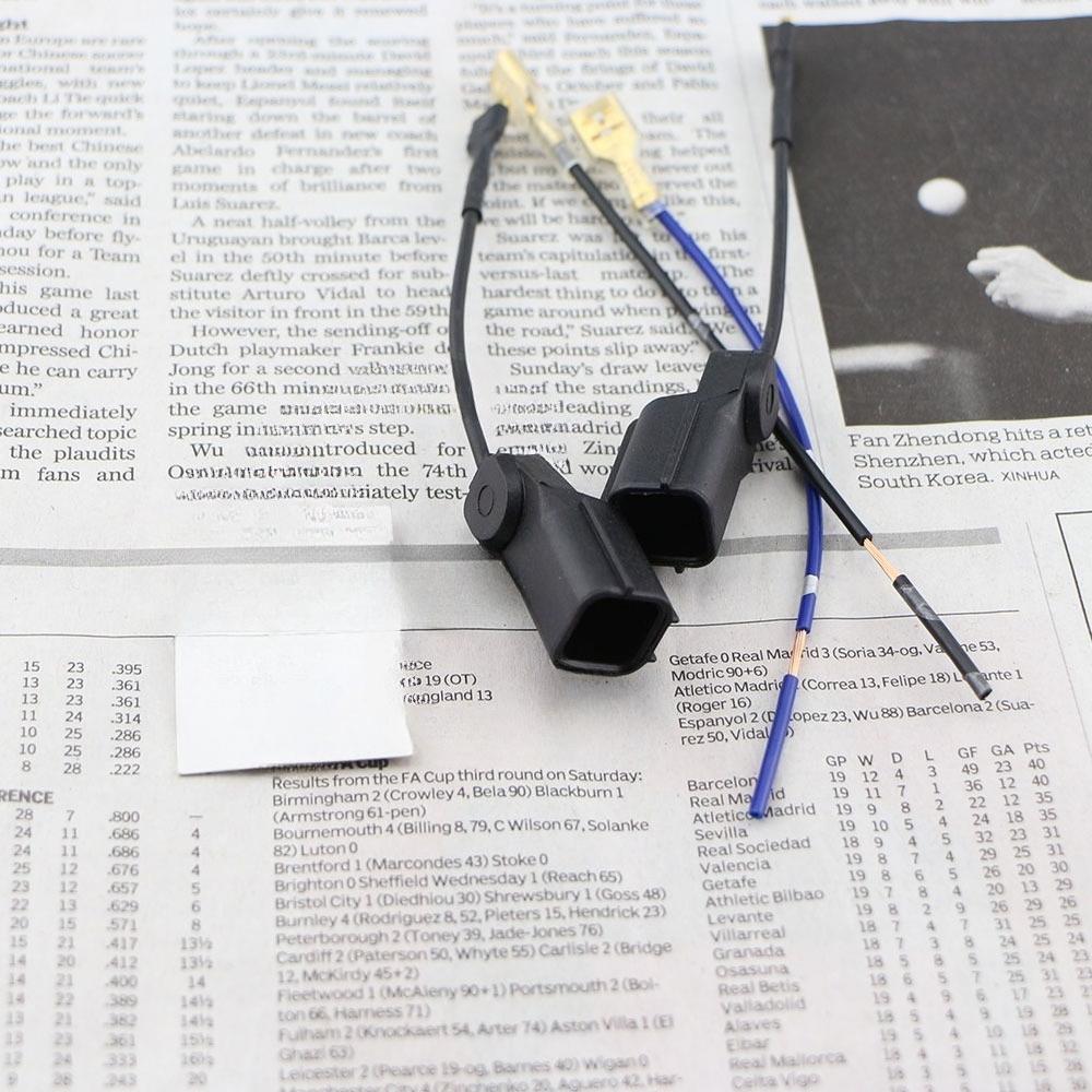 2pcs Car Speaker Horn Wire Socket Plug Connector for Honda CRV Fit Civic Odyssey Before 2017