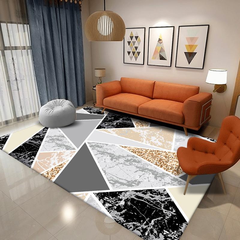 Living Room Geometric Carpet Rug Bedroom Bedside Rugs Home Sofa Table Decor Mat