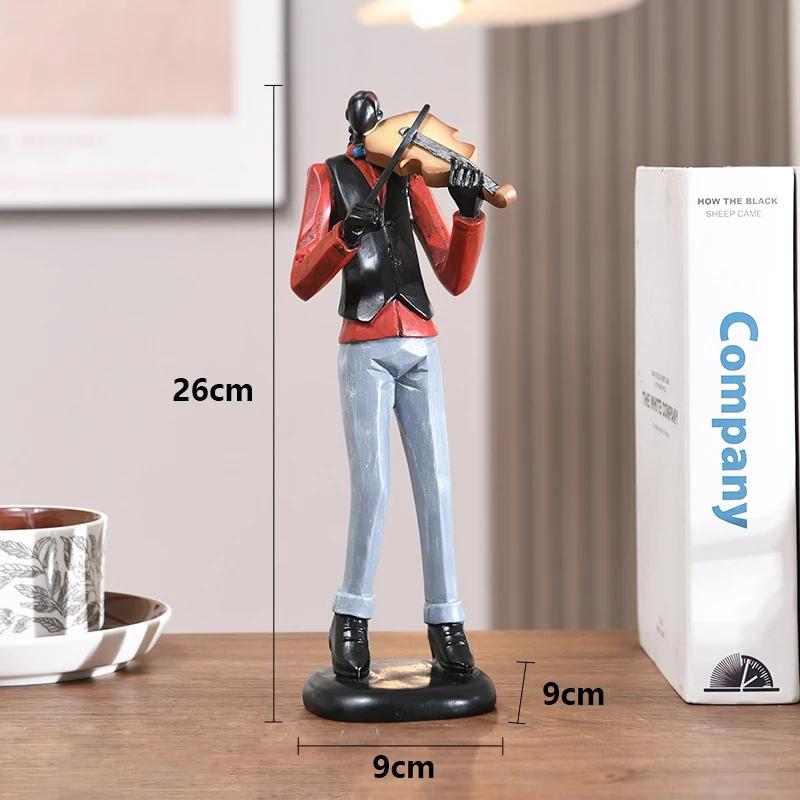 Elegant Music Figurines Decoration Figurines Anime Accessories Home Decor Miniatures Valentines Day Gift Miniatures Interior