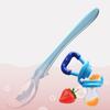 Baby Feeding Combo – Fruit Feeder & Soft Silicone Spoon Set