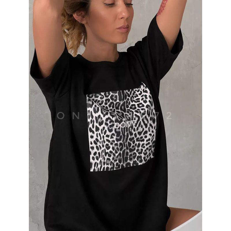 Fashion Wind New Arrival Fashion Loose Casual Print Cotton T-shirt Top Loose Printed T-shirt Top