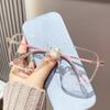 Trendy Anti-Blue Light Large Frame Glasses - Lightweight, Slimming, HD Prescription & Plain Options Available