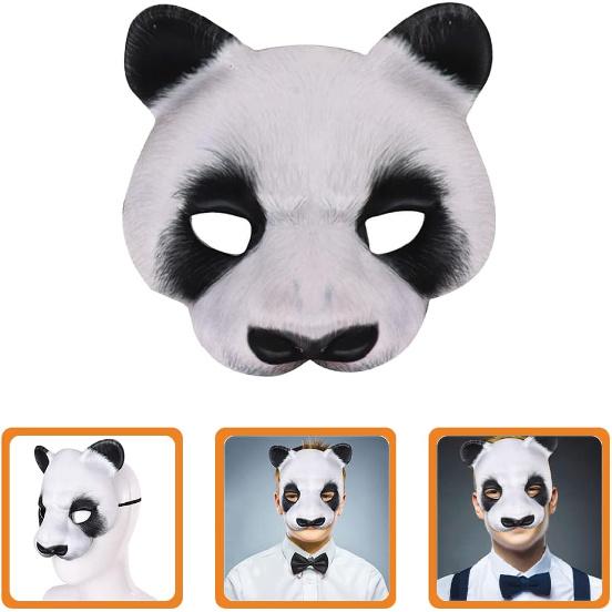 Halloween Animal Masks Masquerade Panda Halloween Cosplay Masks Carnival Party Masks Panda Masks Costume