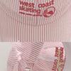 1pc Striped Embroidered Baseball Cap for Women,outdoor Leisure Korean Style Fresh and Cute Sunshade Cap,suitable for Daily Wear