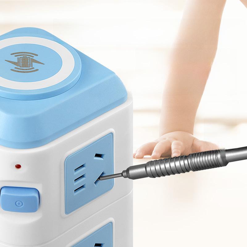 Multifunctional Vertical Wireless USB Fast Charging Board for Home
