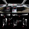 Für Hongqi HS5 - TPU Transparente Folie Auto Innenraum Aufkleber Mittelkonsole Schalthebel Navigationsbildschirm Türverkleidung Autozubehör