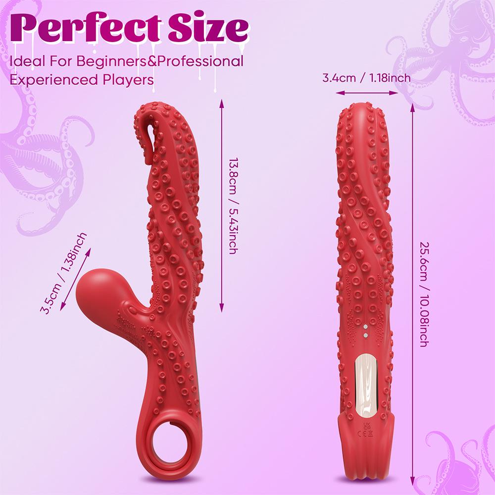 Octopus Tentacle Double Vibration Wand - Female Personal Massager