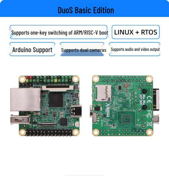 

Milk-V Duo S Development Board: C906 RISC-V ARM Computing with SG2000 Arduino Compatibility