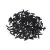 200 Pezzi Protezioni Filettate per Tubi in Plastica Tappi Terminali a Vite in Gomma PVC Resistente Coperchi Mozzo per Raccordi Hardware