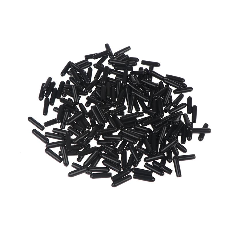 200 Pezzi Protezioni Filettate per Tubi in Plastica Tappi Terminali a Vite in Gomma PVC Resistente Coperchi Mozzo per Raccordi Hardware