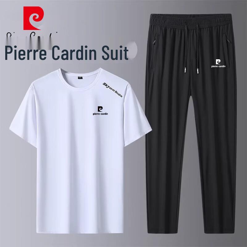 Pierre Cardin Men s Ice Silk Breathable Two-Piece Set 5XL