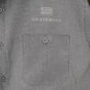 ARAMARK check Short sleeve shirt XL Gray Men's Used