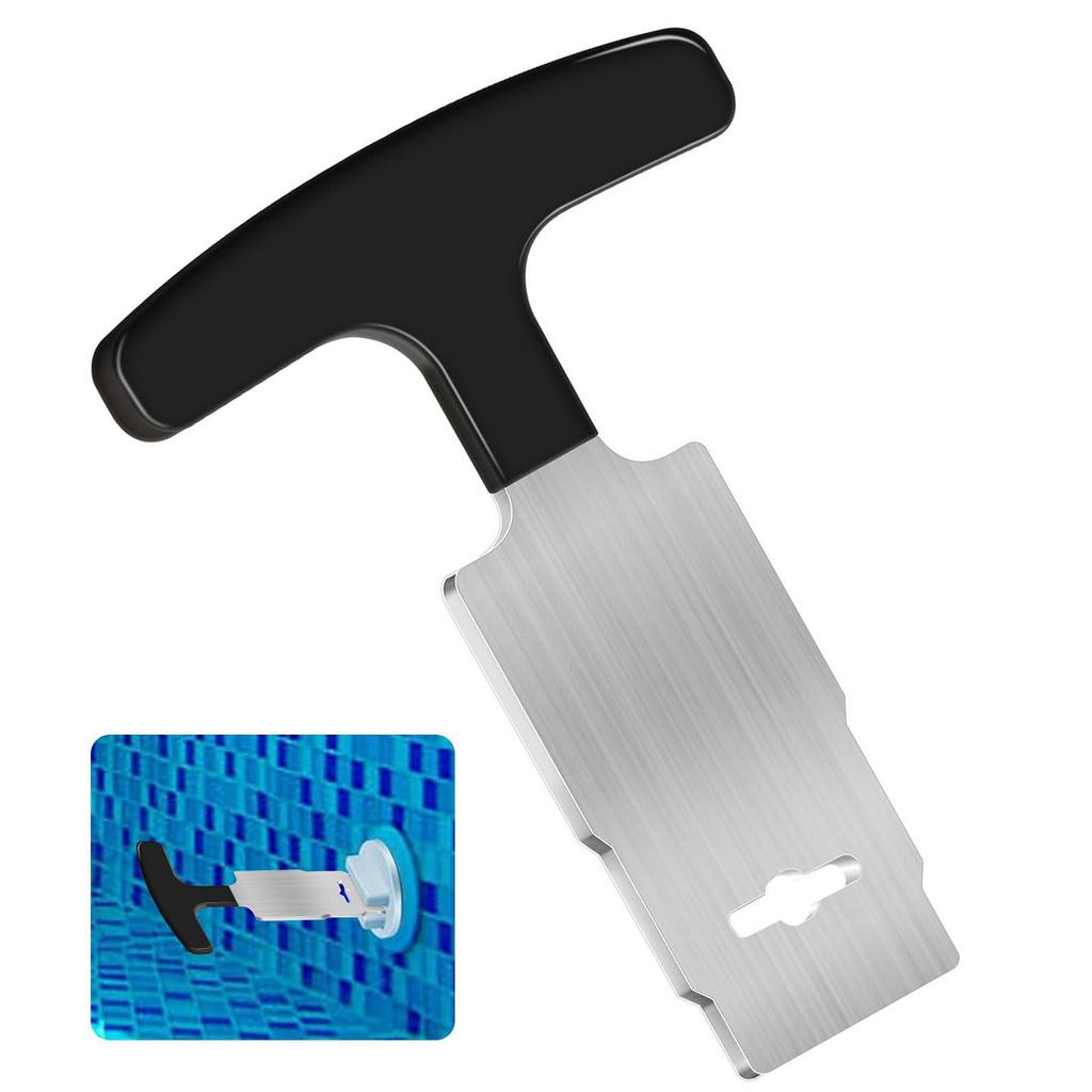 High Durability Efficient Ergonomic Pool Drain Plug Removal Tool with Comfortable Grip for Efficient Nozzle Maintenance