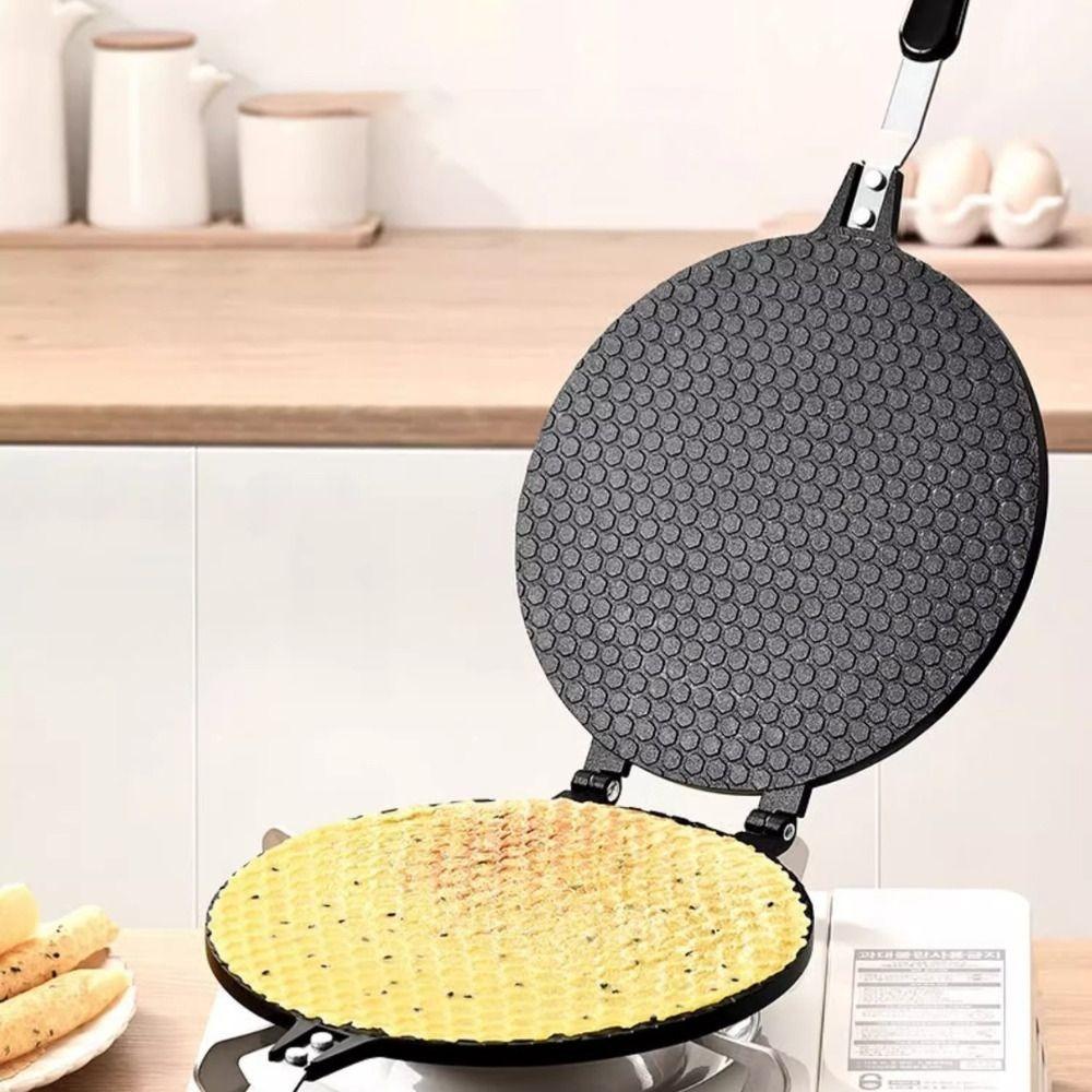 Honeycomb/Lattice Pattern Egg Roll Maker Non-Stick Pancake Pot Egg Roll Baking Pan  Waffle
