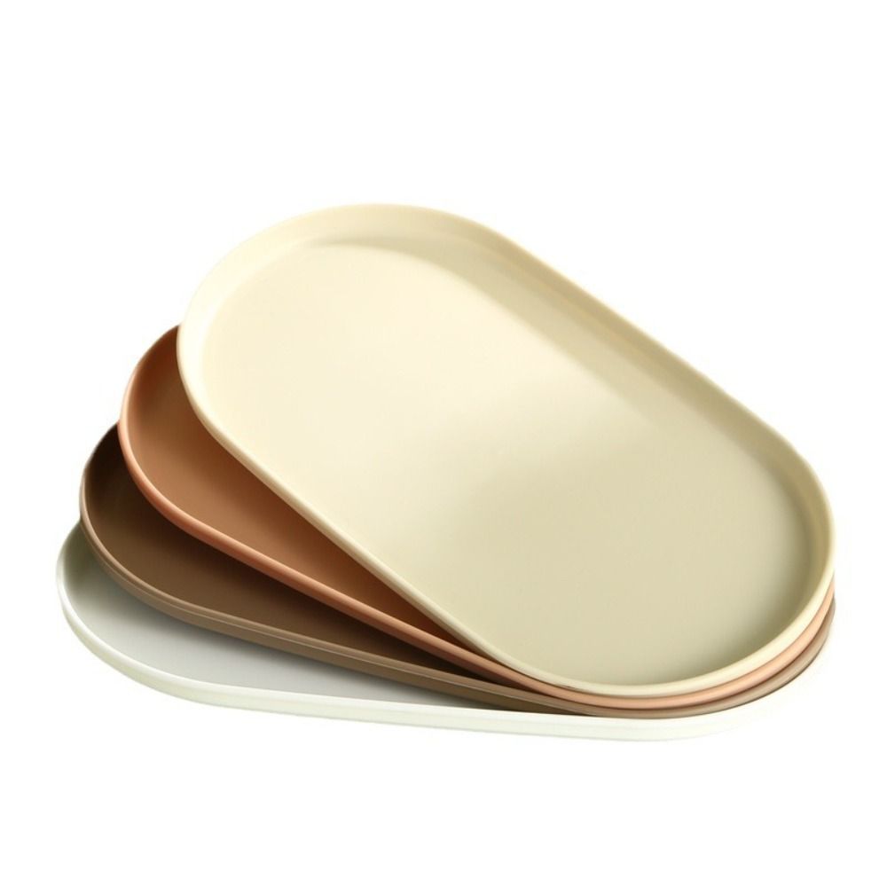 Stackable Dessert Tray Oval Dish Plate Kitchen Organizer Storage Tray  Wedding Party