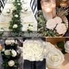 10Pcs/Bunch Artificial Roses,Realistic Rose Bouquet with Long Stems for Valentine's Day Wedding Decor,Home Decorative Flowers