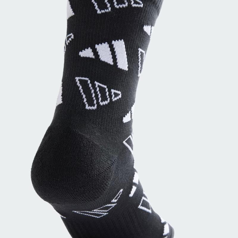 adidas Comfortable Soft Simple Mid-Calf Socks Unisex Socks Black JN6530