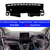 Car Dashboard Cover Dash Mat Board Pad Anti-UV Mats Accessory for Citroen Berlingo Peugeot Partner Opel Combo E Life 2018-2026