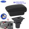 For Toyota Yaris 3 For Toyota Hybrid  Yaris Vitz Car Armrest Box Car Storage box interior details USB Charging Car Accessories
