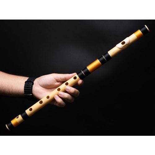Radhe Flutes | PVC Fiber | C Natural | Right-Handed | Velvet Cover Included | Color Variations + Beginner's Flute Online Course in Hindi and English (