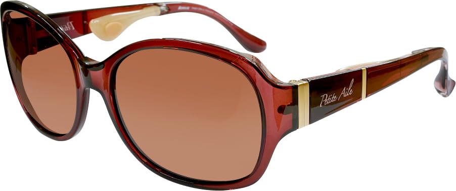 iZONE Polarized Petite IDRIVE No Nose Keeps Makeup In Place Women's High-Performance Sunglasses, P4801A-DR4-2, Over-the-Eye Sunglasses, Pads,