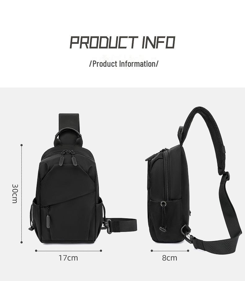 Unisex Street Trend Korean Messenger Bag - Casual, All-Match Style for Outdoor Sports