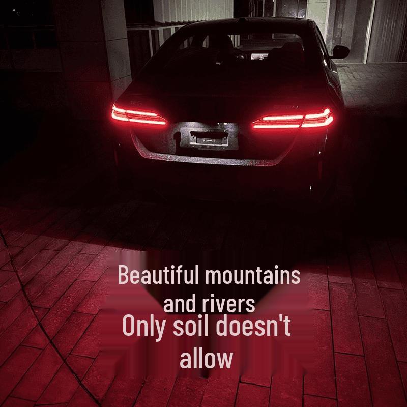 BMW Series Trunk Projection Lamp: License Plate & Ambient Light for 1/3/4/5, X1/X3/X5, M3/M4.