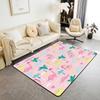 Erosebridal Nursery Jungle Animal Kids Area Rug 4'11" x 3'3" | Safari Elephant Giraffe Carpet for Boys Girls Cartoon Koala Lion Indoor Floor
