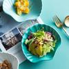 Creative Home Ceramic Breakfast Plate Nordic Matte Glazed Shell Dish Restaurant Dessert  Bowls And s Salad
