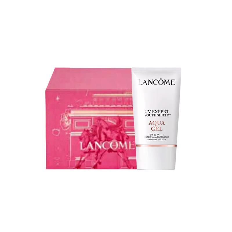 Солнцезащитный крем/лосьон Lancôme Маленький белый тюбик солнцезащитный крем SPF50 PA++++ светопропускающий увлажняющий солнцезащитный крем Новогодний лимитированный 30 мл в бутылке чёрный