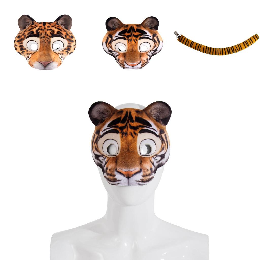 Halloween Eva Cartoon Tiermasken für Kostümparty und Cosplay