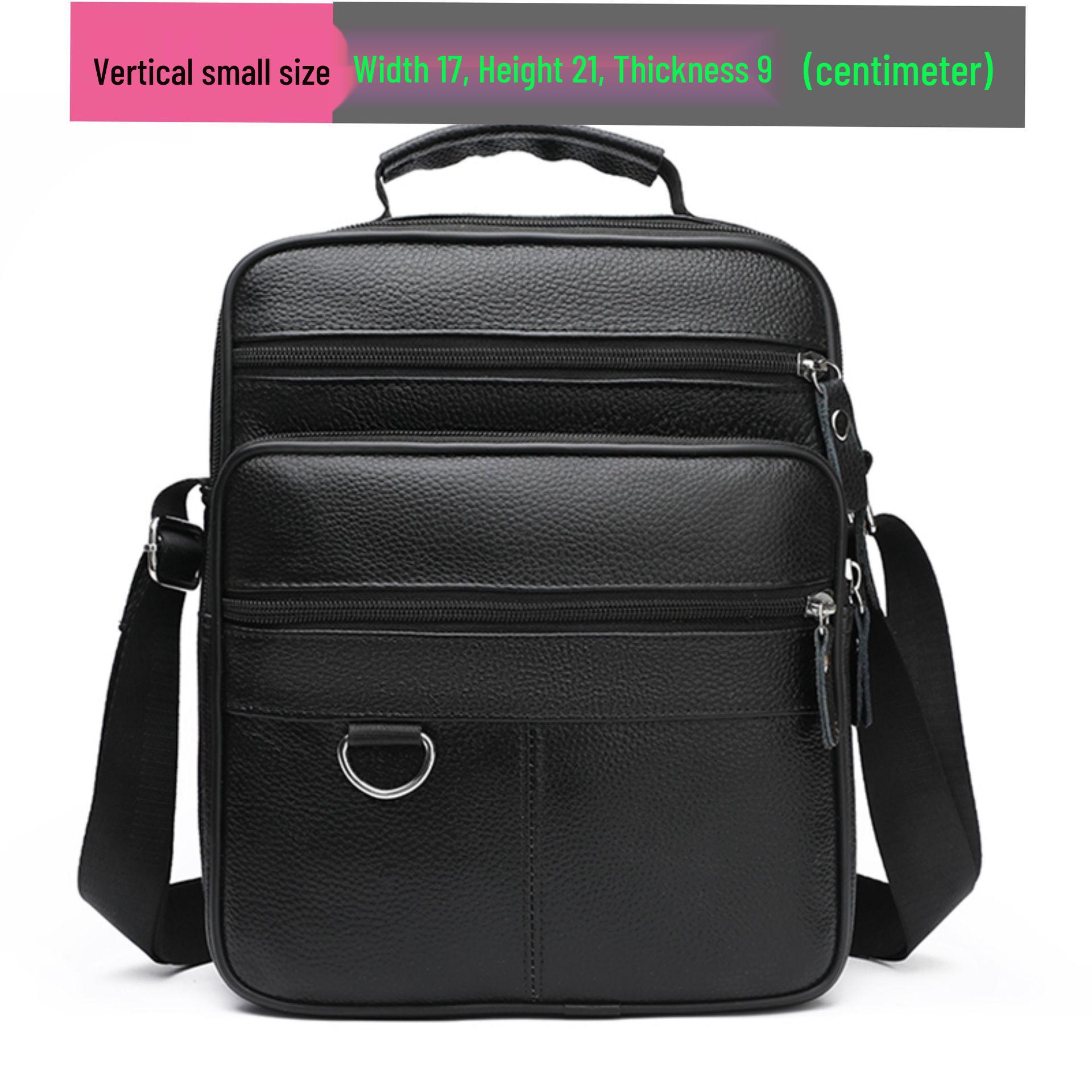Men s Genuine Leather Crossbody Backpack - Trendy, Multifunctional, Casual Single Shoulder Bag