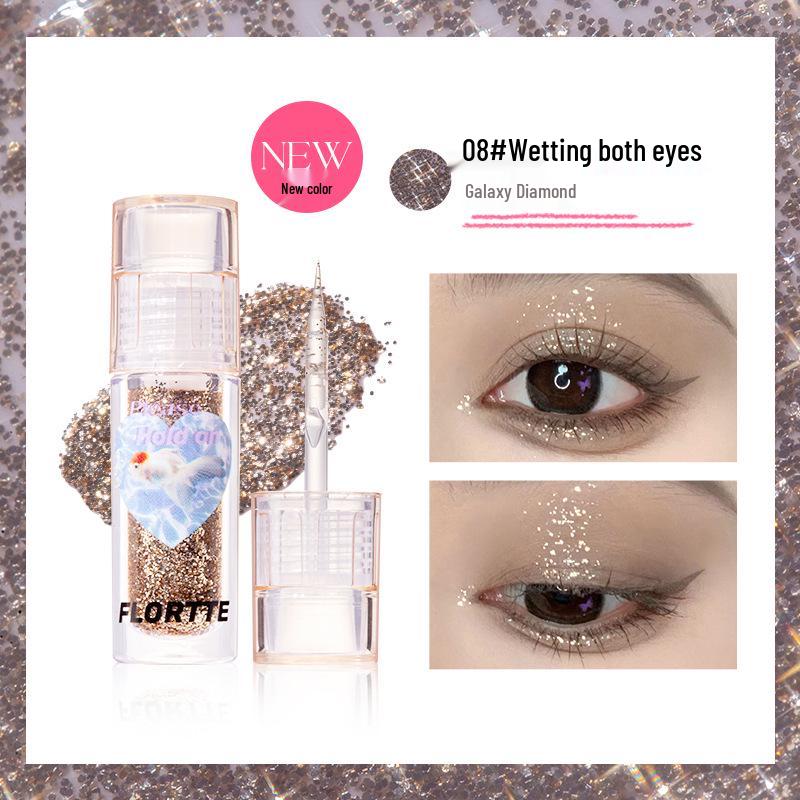 Floria Liquid Eyeshadow: Shimmer, Matte & Glitter Highlights