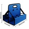Solid Base Take Out Drink Holder Holds 6 Cups Coffee Cup Tote Bag Cup Organizer Pockets  Office